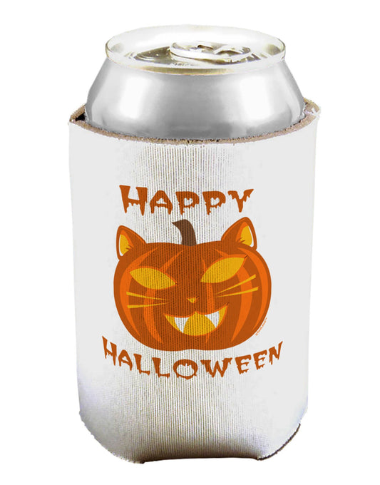 Cat-O-Lantern With Text Can / Bottle Insulator Coolers-Can Coolie-TooLoud-1-Davson Sales