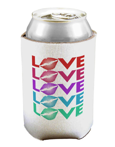 Colorful Love Kisses Can / Bottle Insulator Coolers-Can Coolie-TooLoud-1-Davson Sales