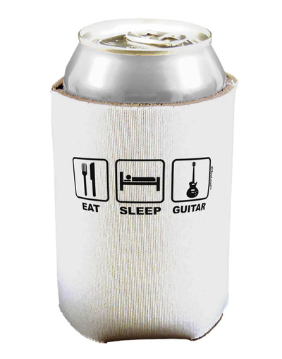 Eat Sleep Guitar Design Can / Bottle Insulator Coolers by TooLoud-Can Coolie-TooLoud-1-Davson Sales