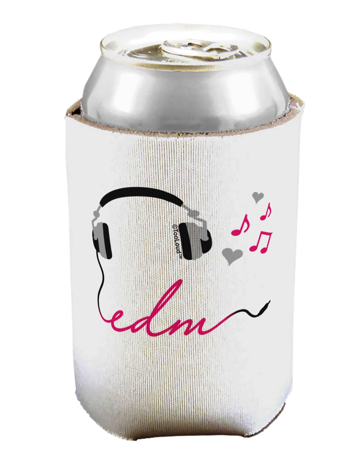 EDM Cord Pink Can / Bottle Insulator Coolers-Can Coolie-TooLoud-1-Davson Sales