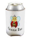 Queen Bee Text Can / Bottle Insulator Coolers by TooLoud-Can Coolie-TooLoud-1-Davson Sales