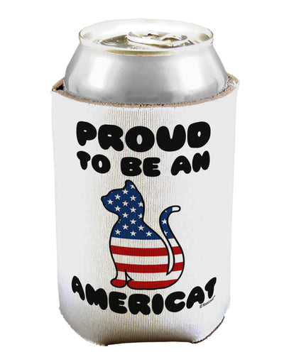 Proud to Be an Americat Can / Bottle Insulator Coolers by TooLoud-Can Coolie-TooLoud-1-Davson Sales