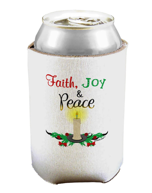 Christmas Candle with Text Can / Bottle Insulator Coolers-Can Coolie-TooLoud-1-Davson Sales