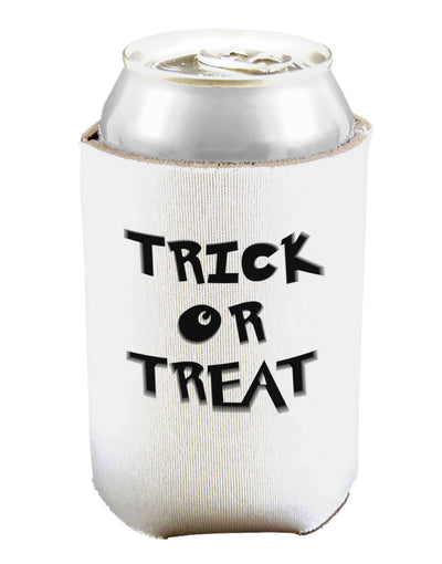 Trick or Treat Halloween Pumpkin Can and Bottle Insulator Cooler-Bottle Insulator-TooLoud-White-Davson Sales