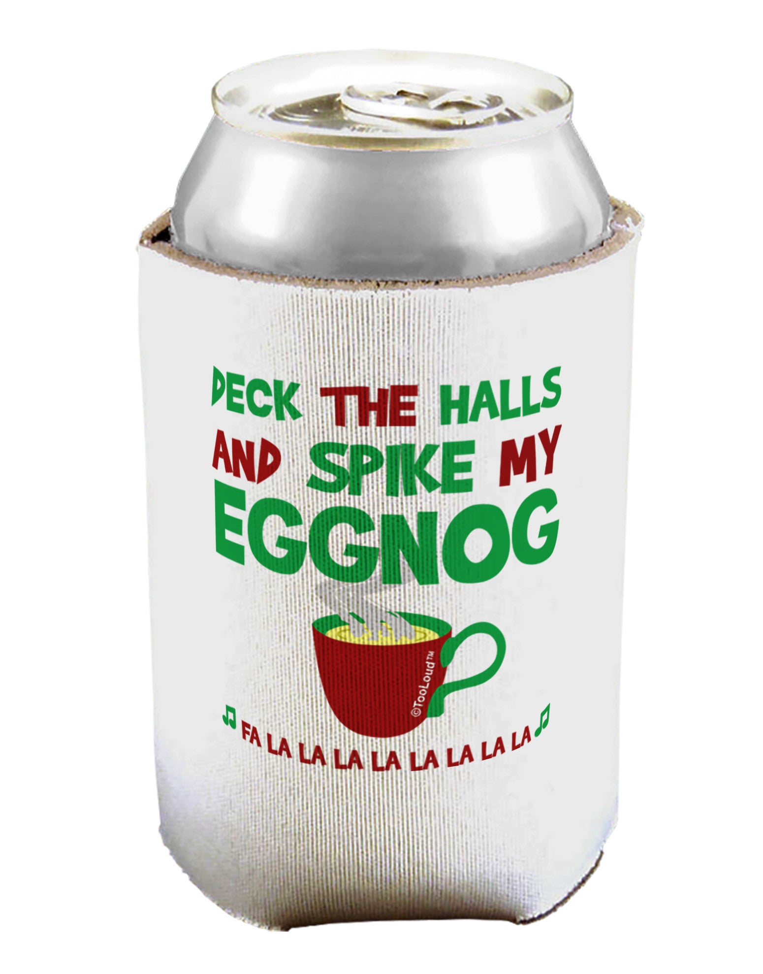 Spike My Eggnog Can / Bottle Insulator Coolers-Can Coolie-TooLoud-1-Davson Sales