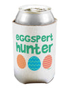 Eggspert Hunter - Easter - Green Can / Bottle Insulator Coolers by TooLoud-Can Coolie-TooLoud-1-Davson Sales