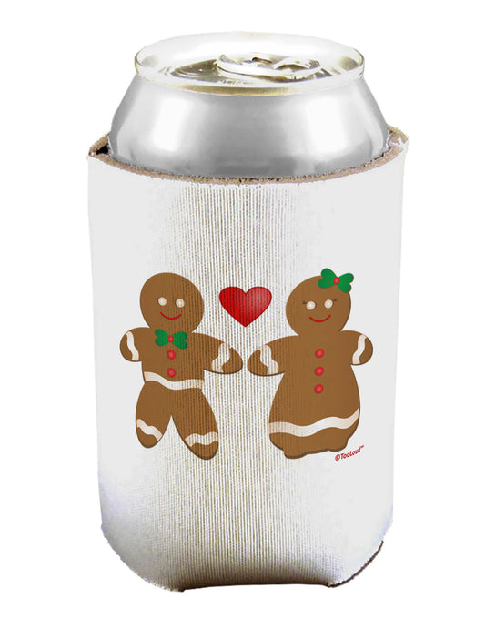 Gingerbread Man and Gingerbread Woman Couple Can / Bottle Insulator Coolers by TooLoud-Can Coolie-TooLoud-1-Davson Sales