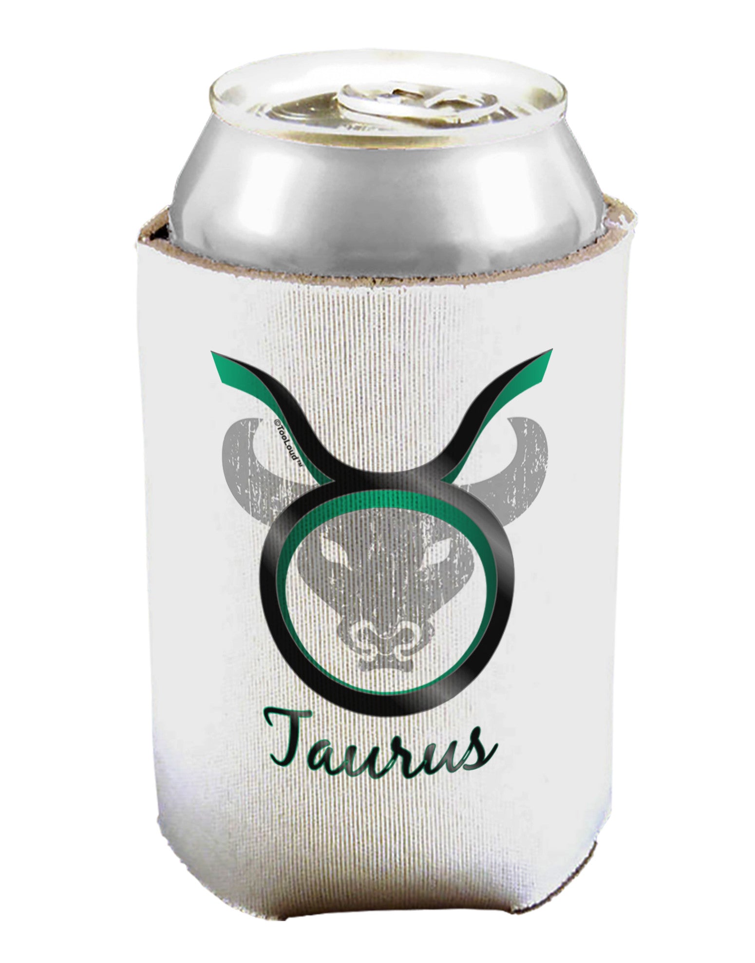 Taurus Symbol Can / Bottle Insulator Coolers-Can Coolie-TooLoud-1-Davson Sales