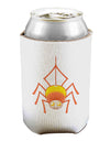 Cute Candy Corn Spider - Halloween Can and Bottle Insulator Cooler-Bottle Insulator-TooLoud-White-Davson Sales