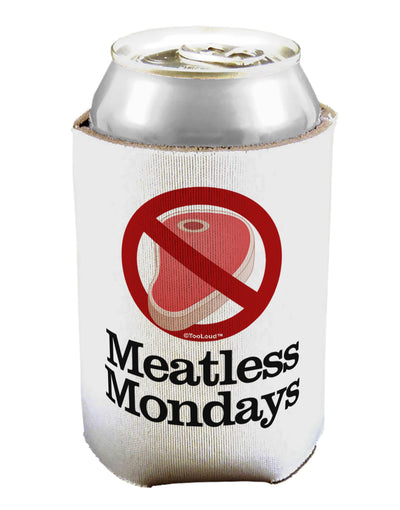 Meatless Mondays Can / Bottle Insulator Coolers by TooLoud-Can Coolie-TooLoud-1-Davson Sales