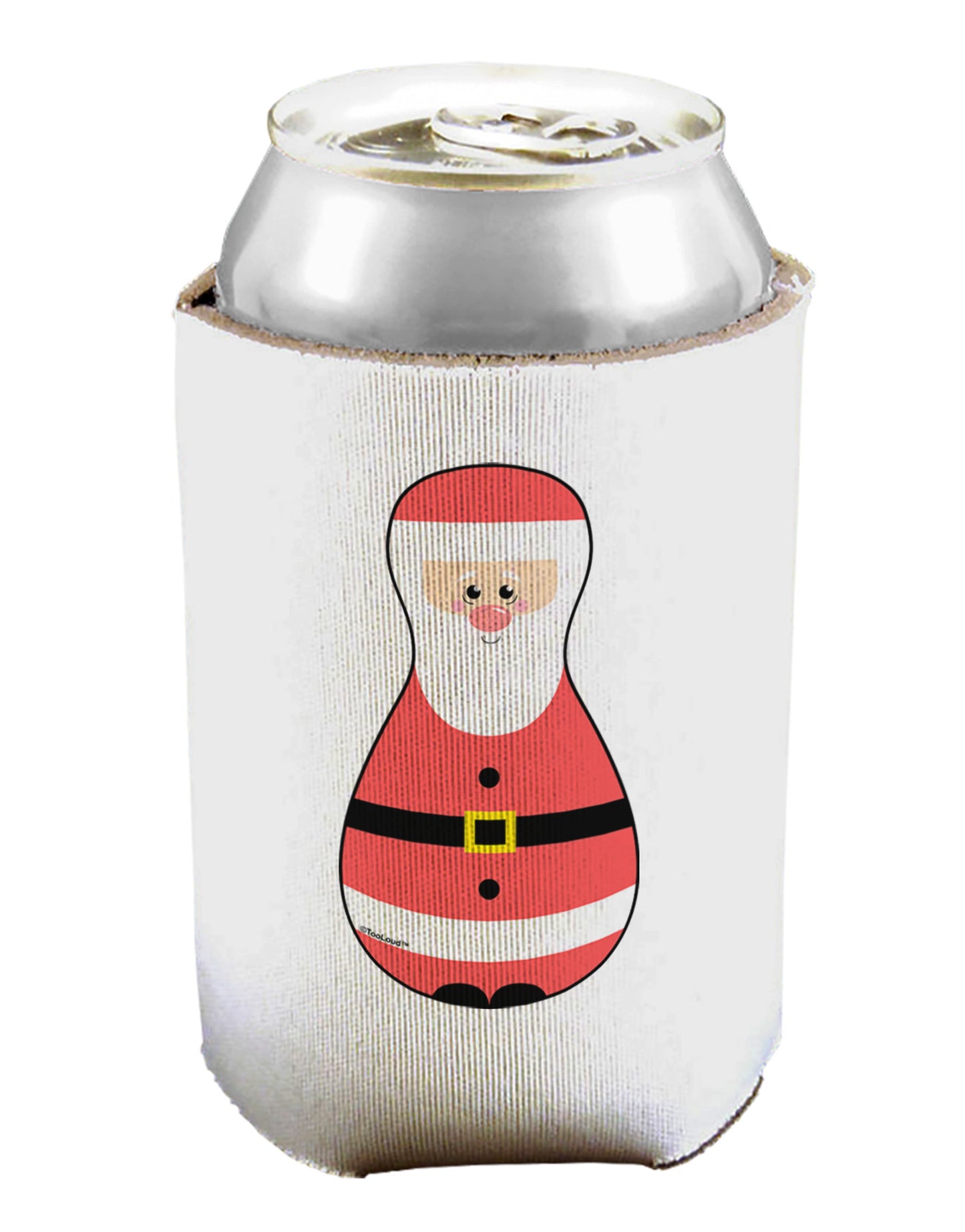 Cute Santa Matryoshka Nesting Doll - Christmas Can / Bottle Insulator Coolers-Can Coolie-TooLoud-1 Piece-Davson Sales