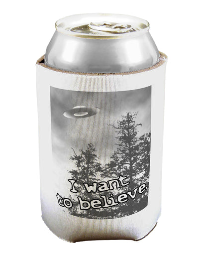 I Want to Believe - UFO Can / Bottle Insulator Coolers by TooLoud-Can Coolie-TooLoud-1-Davson Sales