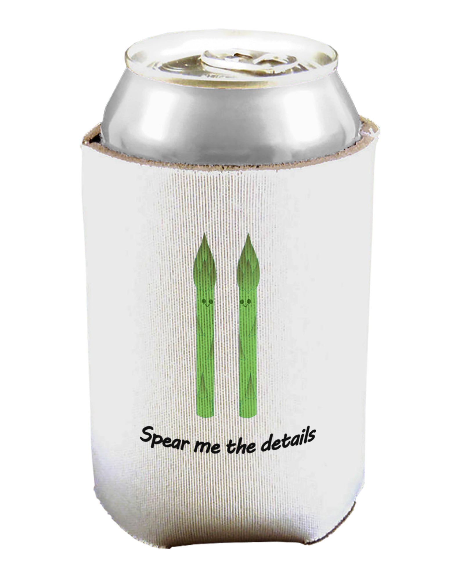 Asparagus - Spear Me the Details Can / Bottle Insulator Coolers-Can Coolie-TooLoud-1-Davson Sales