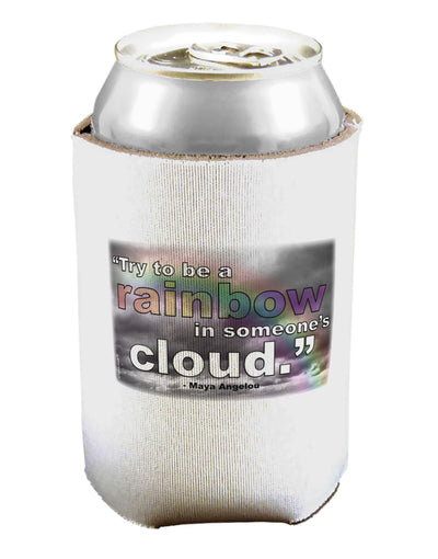 Rainbow in Cloud M Angelou Can / Bottle Insulator Coolers by TooLoud-Can Coolie-TooLoud-1-Davson Sales