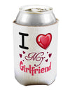 I Love Heart My Girlfriend Can / Bottle Insulator Coolers-Can Coolie-TooLoud-1 Piece-Davson Sales