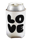 LOVE Text Can / Bottle Insulator Coolers by TooLoud-Can Coolie-TooLoud-1-Davson Sales