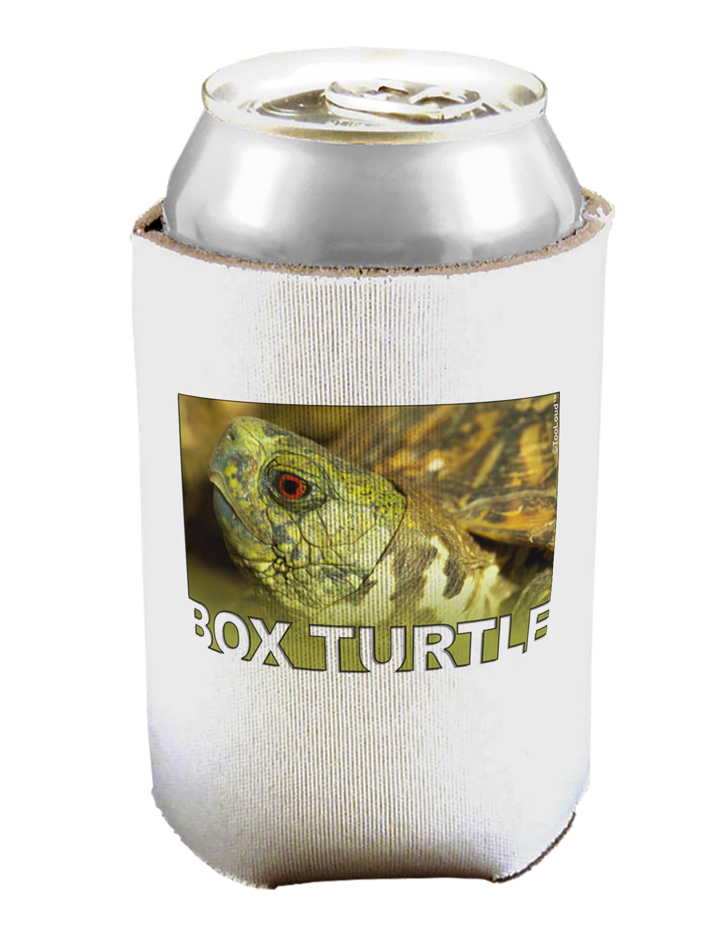 Menacing Turtle with Text Can / Bottle Insulator Coolers-Can Coolie-TooLoud-1-Davson Sales