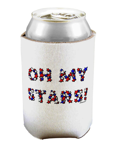 Oh My Stars Patriotic Design Can / Bottle Insulator Coolers by TooLoud-Can Coolie-TooLoud-1-Davson Sales