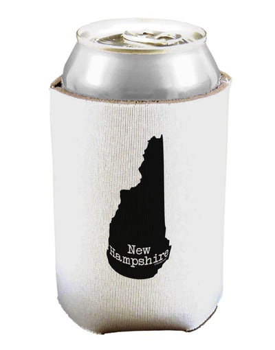 New Hampshire - United States Shape Can / Bottle Insulator Coolers by TooLoud-Can Coolie-TooLoud-1-Davson Sales