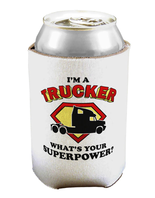 Trucker - Superpower Can / Bottle Insulator Coolers-Can Coolie-TooLoud-1-Davson Sales