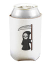Cute Grim Reaper - Halloween Can and Bottle Insulator Cooler-Bottle Insulator-TooLoud-White-Davson Sales