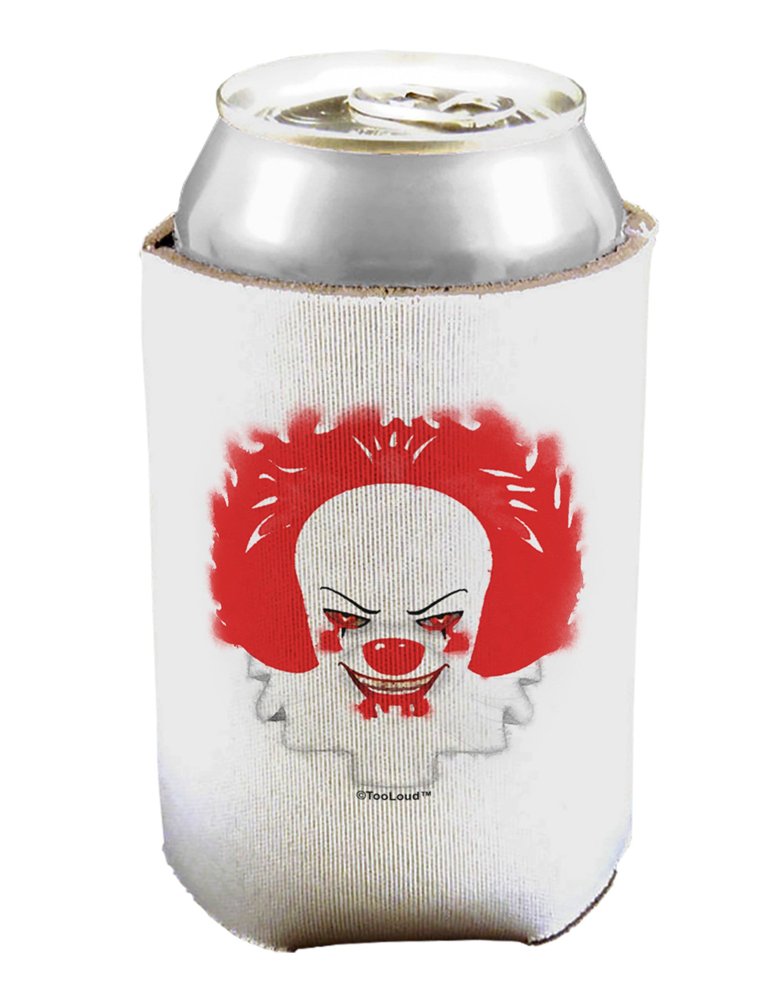 Extra Scary Clown Watercolor Can / Bottle Insulator Coolers-Can Coolie-TooLoud-1 Piece-Davson Sales