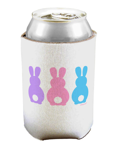 Three Easter Bunnies - Pastels Can / Bottle Insulator Coolers by TooLoud-Can Coolie-TooLoud-1-Davson Sales