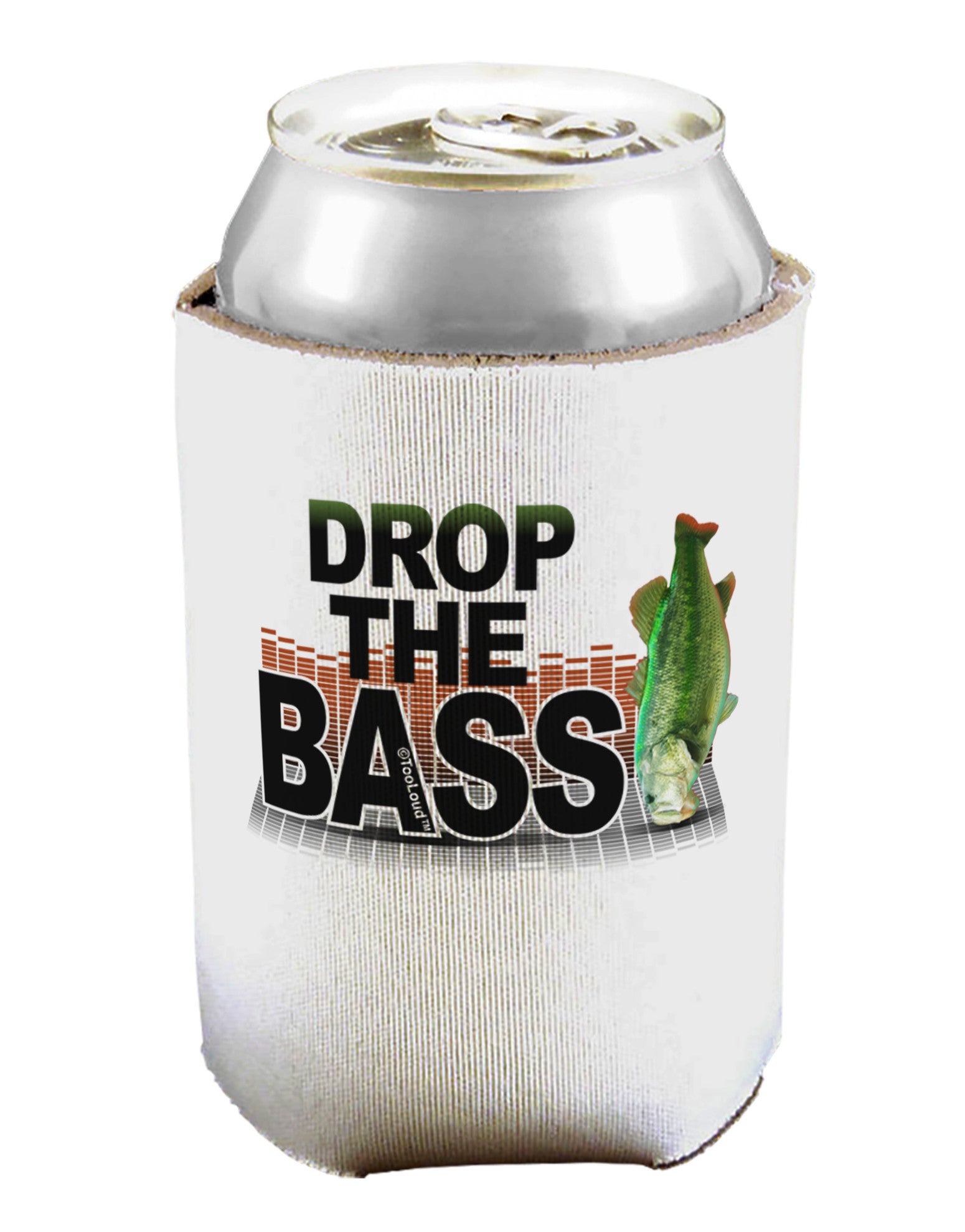 Drop The Bass Fish Can / Bottle Insulator Coolers-Can Coolie-TooLoud-1-Davson Sales