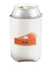 Cute Pumpkin Pie Thanksgiving Can and Bottle Insulator Cooler-Bottle Insulator-TooLoud-White-Davson Sales