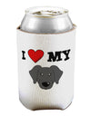 I Heart My - Cute Black Labrador Retriever Dog Can / Bottle Insulator Coolers by TooLoud-Can Coolie-TooLoud-1-Davson Sales