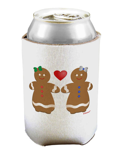 Gingerbread Woman Couple Can / Bottle Insulator Coolers by TooLoud-Can Coolie-TooLoud-1-Davson Sales