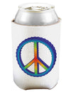 Rainbow Peace Can and Bottle Insulator Cooler-Bottle Insulator-TooLoud-White-Davson Sales