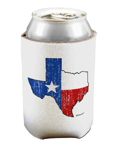 State of Texas Flag Design - Distressed Can / Bottle Insulator Coolers by TooLoud-Can Coolie-TooLoud-1-Davson Sales