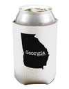 Georgia - United States Shape Can / Bottle Insulator Coolers-Can Coolie-TooLoud-1 Piece-Davson Sales