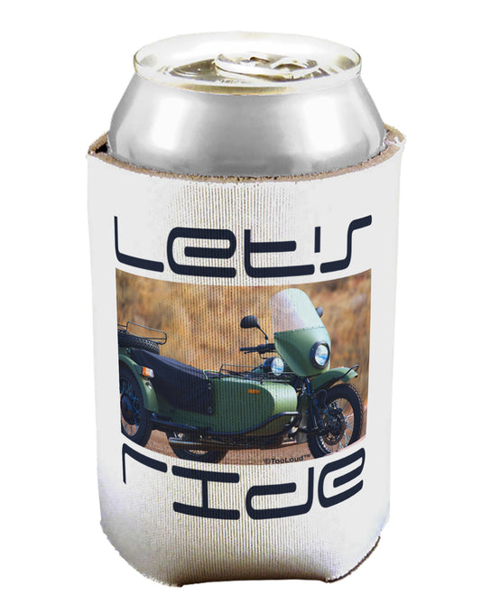 Lets Ride Sidecar Motorcycle Can / Bottle Insulator Coolers-Can Coolie-TooLoud-1-Davson Sales