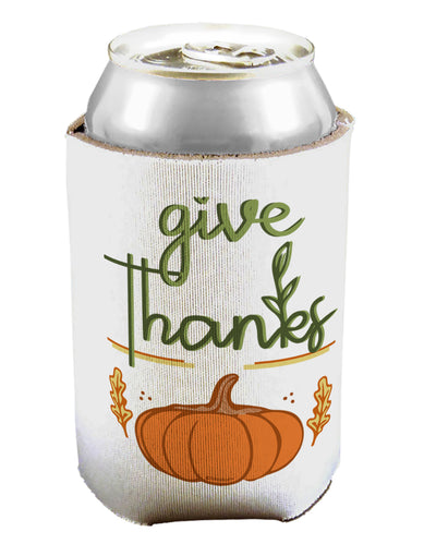 TooLoud Give Thanks Can Bottle Insulator Coolers-Can Coolie-TooLoud-2 Piece-Davson Sales