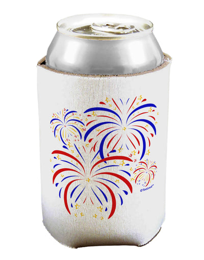 Patriotic Fireworks with Bursting Stars Can / Bottle Insulator Coolers by TooLoud-Can Coolie-TooLoud-1-Davson Sales