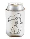 Mermaid Outline Can / Bottle Insulator Coolers-Can Coolie-TooLoud-1-Davson Sales