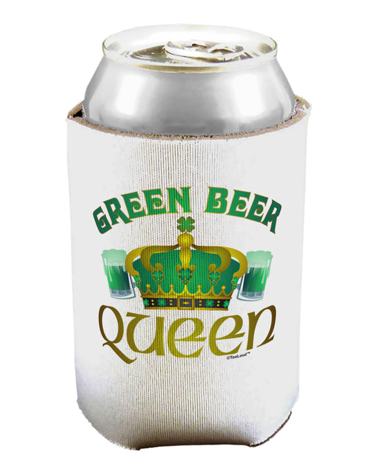 Green Beer Queen Can / Bottle Insulator Coolers-Can Coolie-TooLoud-1-Davson Sales