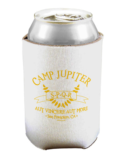 Camp Jupiter - SPQR Banner - Gold Can / Bottle Insulator Coolers by TooLoud-Can Coolie-TooLoud-1-Davson Sales