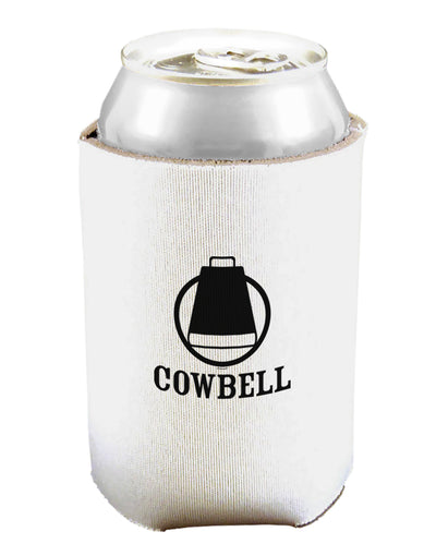 Cowbell Can and Bottle Insulator Cooler-Bottle Insulator-TooLoud-White-Davson Sales