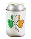 Irish Flag - Shamrock Distressed Can / Bottle Insulator Coolers by TooLoud-Can Coolie-TooLoud-1-Davson Sales