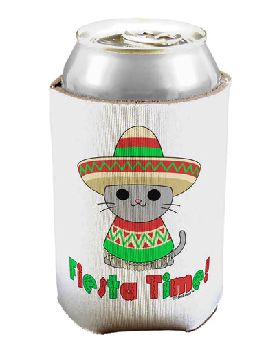 Fiesta Time - Cute Sombrero Cat Can / Bottle Insulator Coolers by TooLoud-Can Coolie-TooLoud-1-Davson Sales
