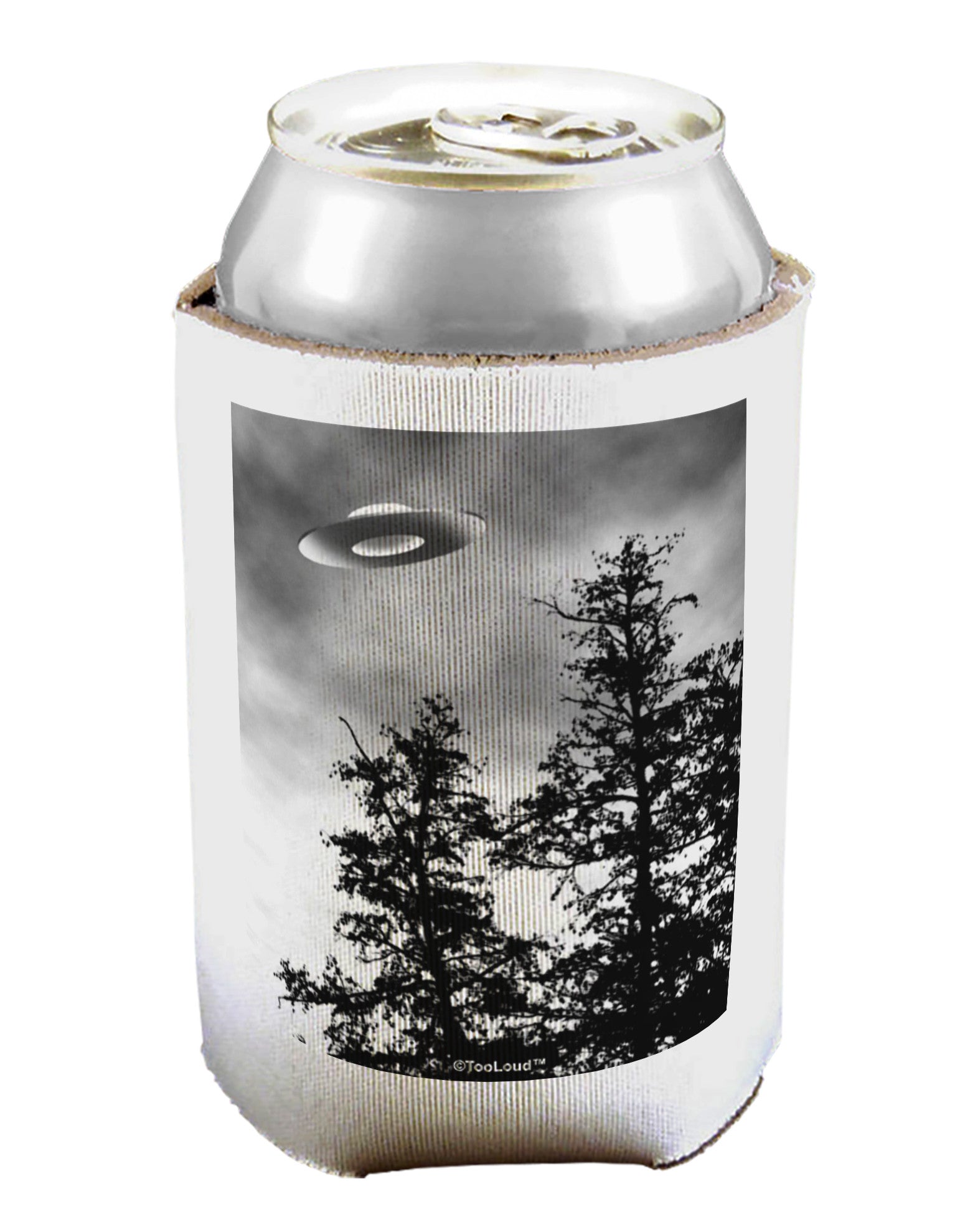 UFO Sighting - Extraterrestrial Can / Bottle Insulator Coolers by TooLoud-Can Coolie-TooLoud-1-Davson Sales