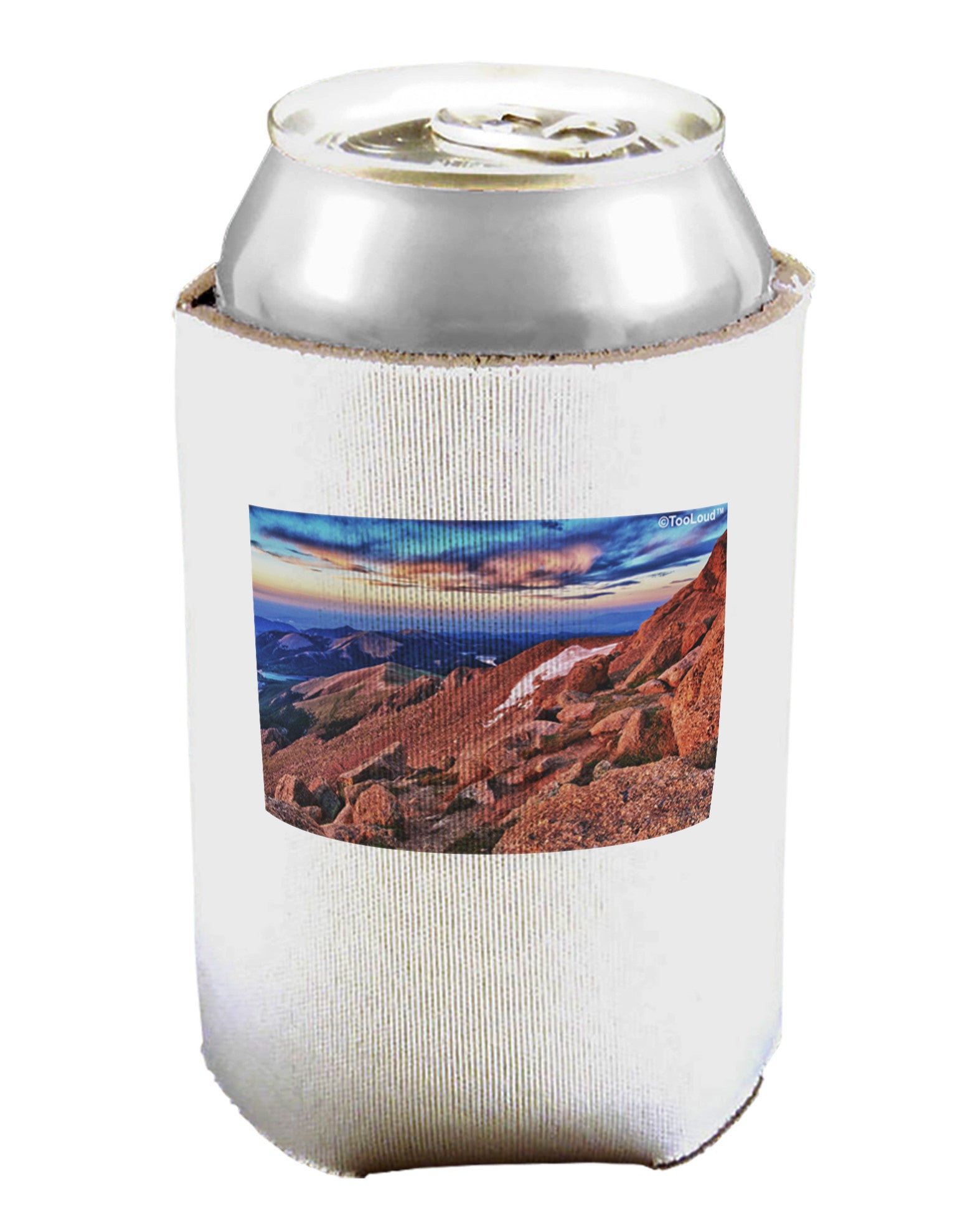 Colorado Mtn Sunset Can / Bottle Insulator Coolers-Can Coolie-TooLoud-1-Davson Sales