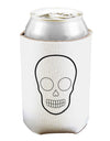 Design Your Own Day of the Dead Calavera Can and Bottle Insulator Cooler-Bottle Insulator-TooLoud-White-Davson Sales