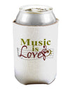 Music Is Love Can / Bottle Insulator Coolers-Can Coolie-TooLoud-1-Davson Sales