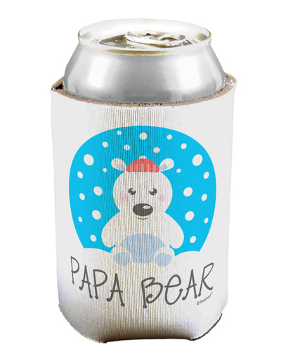 Matching Polar Bear Family - Papa Bear Can / Bottle Insulator Coolers by TooLoud-Can Coolie-TooLoud-1-Davson Sales