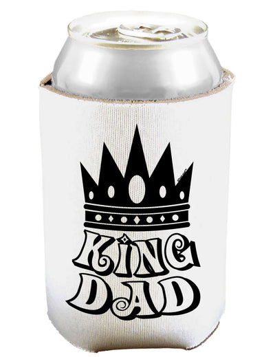 King Dad Can and Bottle Insulator Cooler-Bottle Insulator-TooLoud-White-Davson Sales
