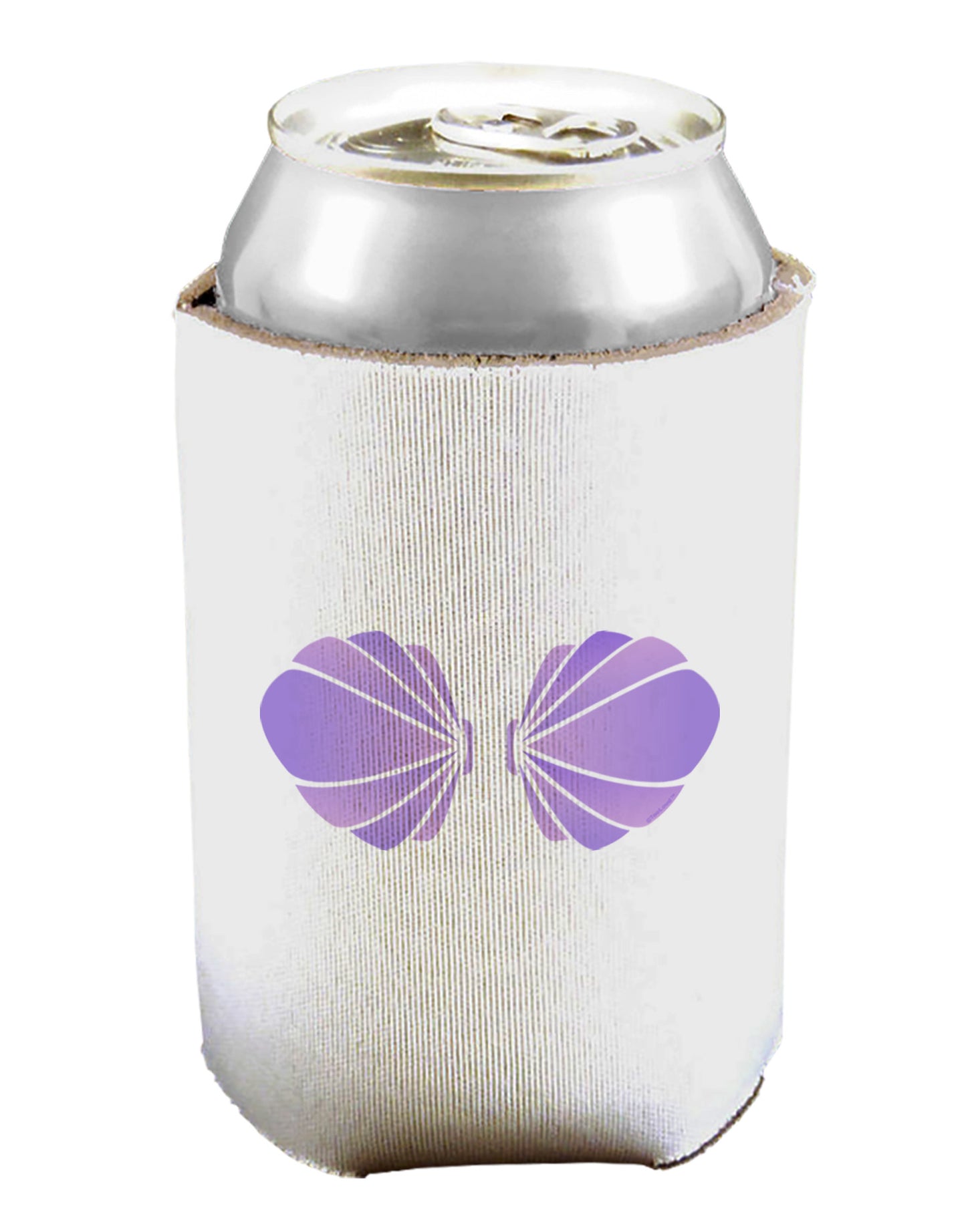 Easy Mermaid Costume Purple Shells - Halloween Can / Bottle Insulator Coolers-Can Coolie-TooLoud-1 Piece-Davson Sales
